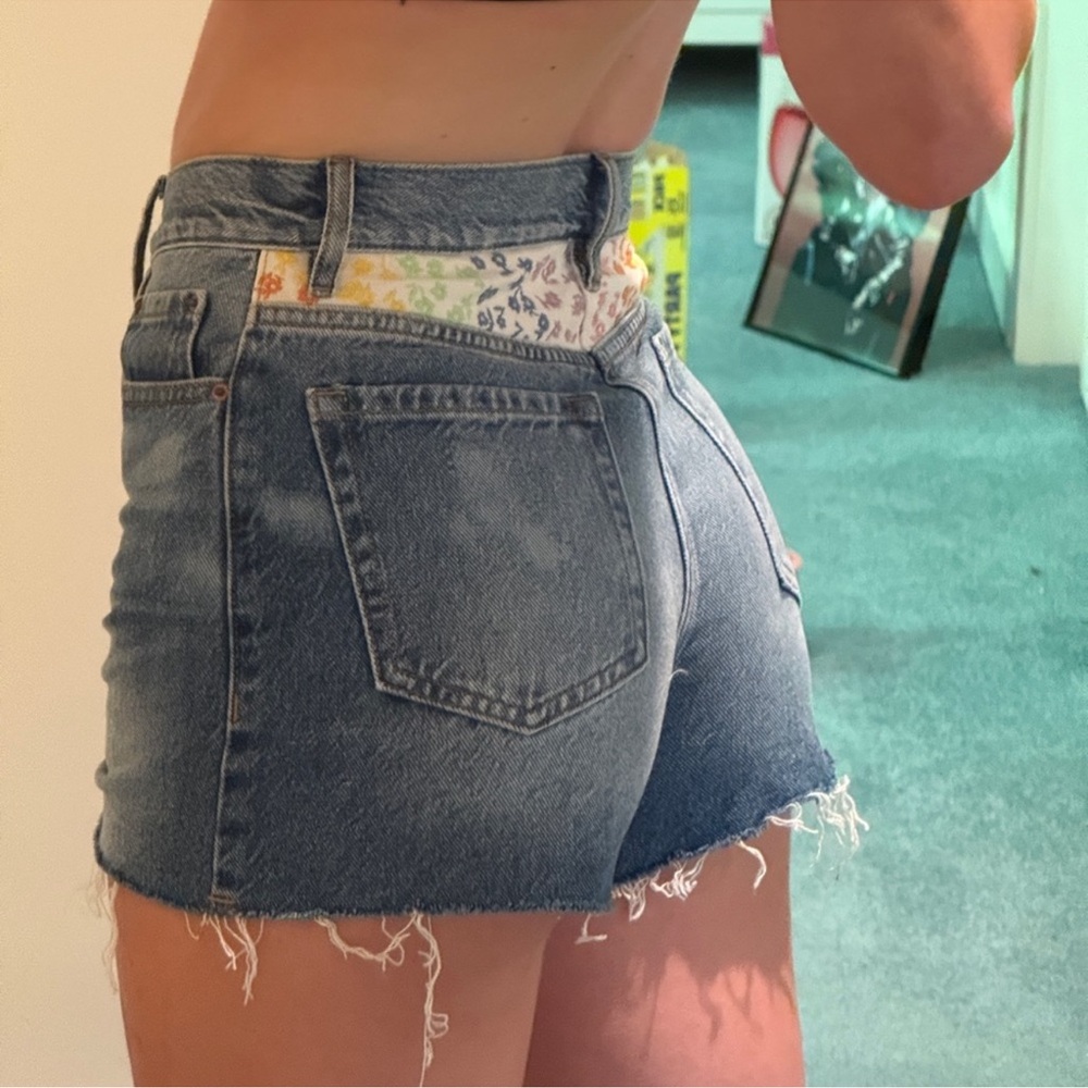 Pacsun Ultra High Rise Denim Shorts